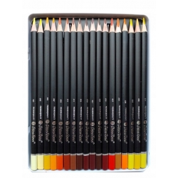 KREDKI ołówkowe trójkątne kolorowe DecoTime zestaw kredek 18 sztuk 072-001