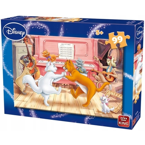 PUZZLE 99 el ARYSKOTRACI DISNEY 33 x 22 KING dzieci Idealne na PREZENT 44