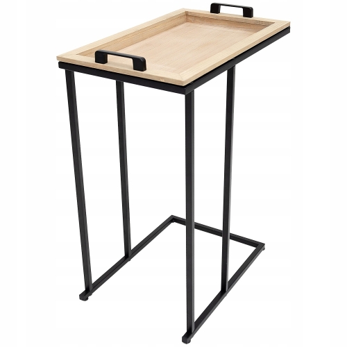 Stolik PRZYSTAWNY Kawowy INDUSTRIALNY TACA LOFT NOWOCZESNY HOME ACCENTS
