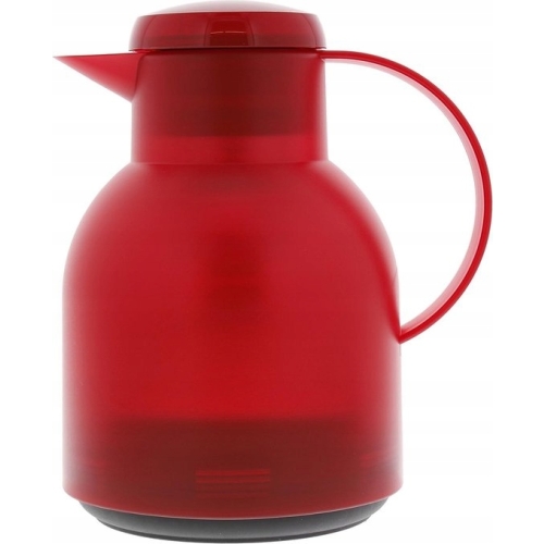 TEFAL SAMBA Czerwony TERMOS KONFERENCYJNY szklany wkład 1L Dzbanek z rączką