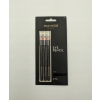 KREDKA DO OCZU MIĘKKA CZARNA MATOWA x 3 MAX & MORE KREDKI cosmetics glow 87