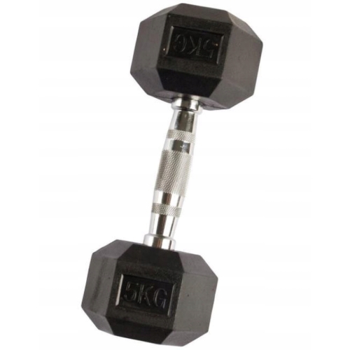 HANTLE CIĘŻARKI 2 x 2 kg POWLEKANE GUMĄ ciężarek FITNESS TRENING ćwiczenia