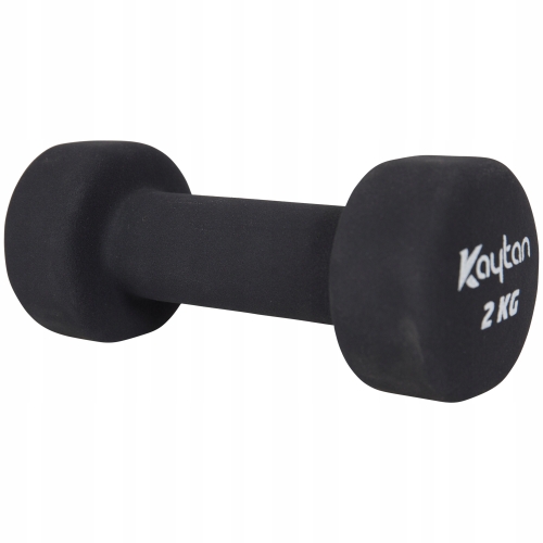 HANTLE CIĘŻARKI 2 x 2 kg POWLEKANE GUMĄ ciężarek FITNESS TRENING ćwiczenia