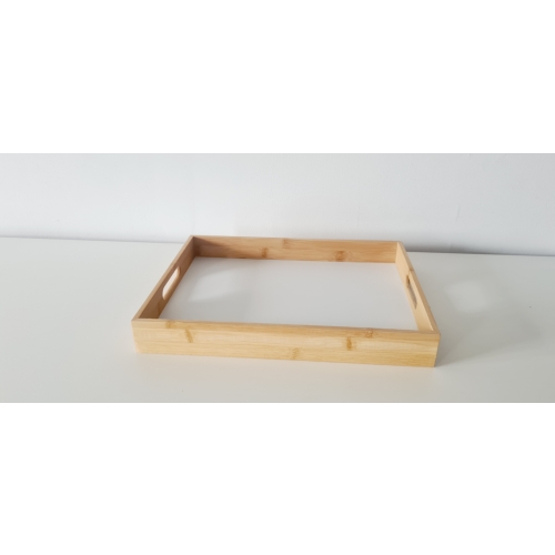 Taca bambusowa Bamboo Tray patera 28 x 38 cm do serwowania kawy przekąsek