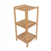POJEMNIK ORGANIZER DO PRZECHOWYWANIA BAMBUSOWY Z LUSTERKIEM 14x14x7cm