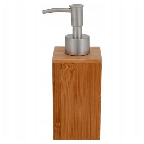 POJEMNIK ORGANIZER DO PRZECHOWYWANIA BAMBUSOWY Z LUSTERKIEM 14x14x7cm