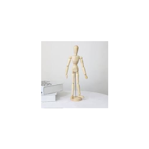 MANEKIN 30 cm DREWNIANY DO SZKICU RYSUNKU FIGURKA DEKORACJA HOME