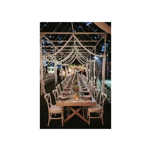 Girlanda ogrodowa tarasowa balkon sznur LED 15 m 50 SZT LED biały ciepły B
