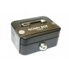 Metalowa kasetka Skarbonka Sejf na klucz Money BOX wym 8,5 x 11,5 x 5,5 cm