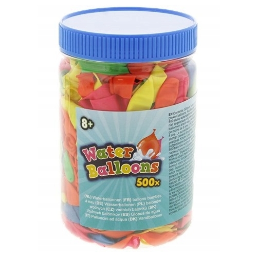 Balony wodne kolorowe BALONY NA WODĘ Water Ballons 500 sztuk CS