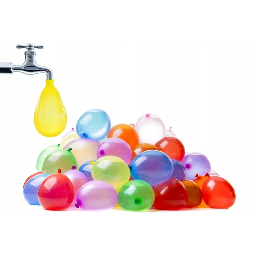 Balony wodne kolorowe BALONY NA WODĘ Water Ballons 500 sztuk CS