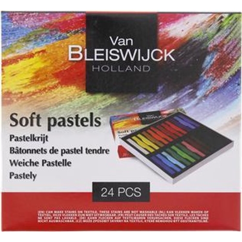 Pastele miękkie SOFT PASTELS Van Bleiswijck Akcesoria Plastyczne 24 szt