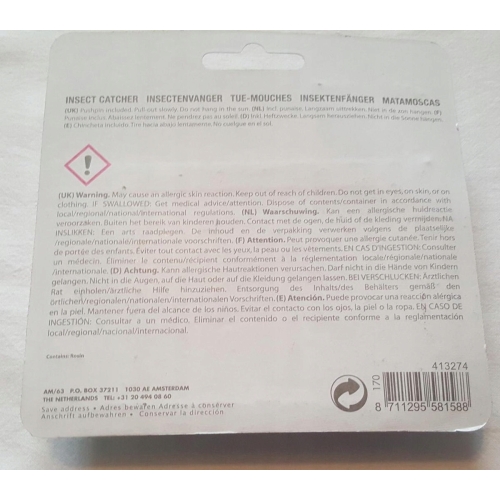 PUŁAPKA LEP NA MUCHY W ROLCE GARDEN 4 SZTUKI DO MIESZKAŃ GARAŻY MOCNY KLEJ