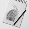 Zestaw dziesięciu ołówków w metalowym etui Gradacja 5B - 2H 10szt Pencil