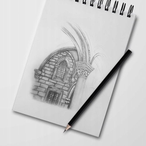 Zestaw dziesięciu ołówków w metalowym etui Gradacja 5B - 2H 10szt Pencil