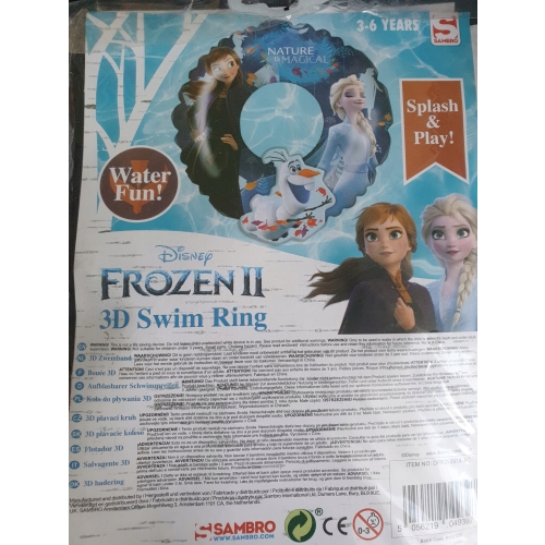 Dmuchane koło ratunkowe dla dzieci wzór FROZEN II kolorowe besen CS