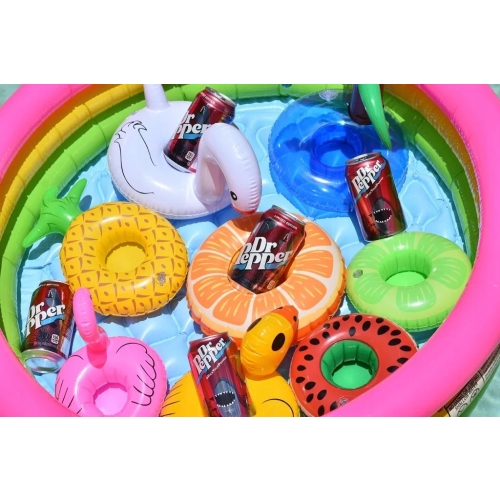 ZESTAW BASEN uchwyt podstawka napoje drink PIWO Sunshine Party PALMA 4x