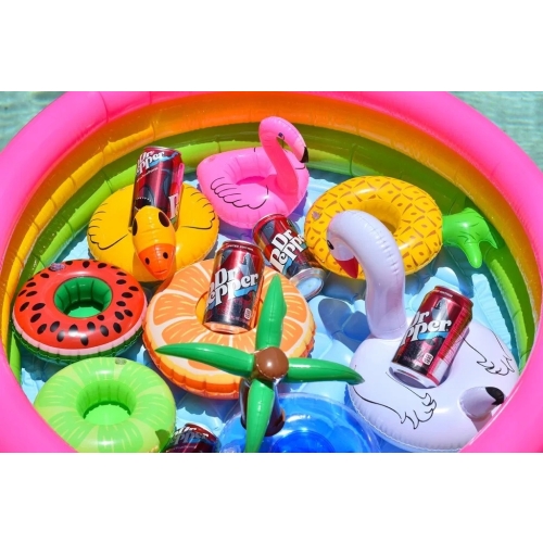 ZESTAW BASEN uchwyt podstawka napoje drink PIWO Sunshine Party PALMA 4x