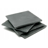 PODSTAWKI pod kubki kufle KAMIENNE SZARE minimalistyczne 4 sztuki 10x10cm