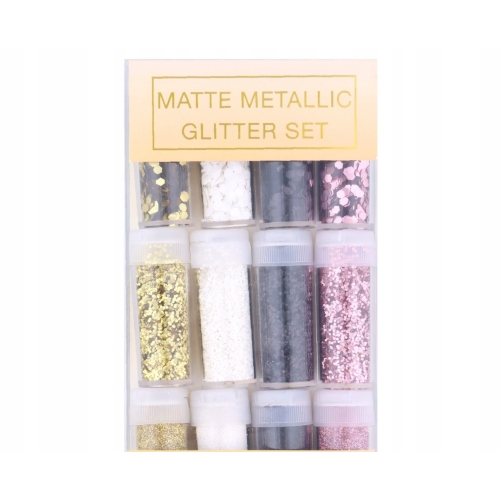 BROKAT METALICZNY 12 SŁOIKÓW 3 ROZMIARY 4 KOLOR 54