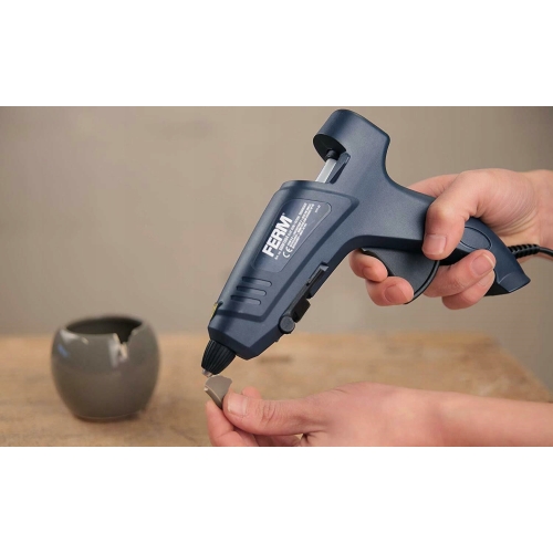 PISTOLET DO KLEJU NA GORĄCO NA KLEJ 11mm 70W FERM MODEL GGM1005 + 2x klej