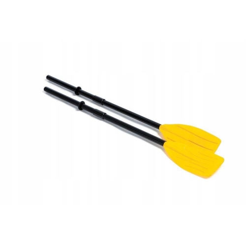 Wiosła jednopiórowe plastikowe INTEX kajak ponton 122 cm 2SZT jednopiórowe