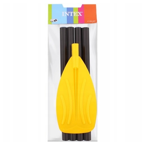 Wiosła jednopiórowe plastikowe INTEX kajak ponton 122 cm 2SZT jednopiórowe