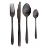 SZTUĆCE CZARNE KOMPLET ZESTAW sztućców 16 el. MATOWE Houseware
