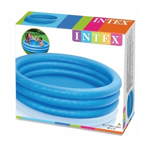 Basen dmuchany INTEX brodzik dla dzieci OGRODOWY duży 168cm mocny stabilny