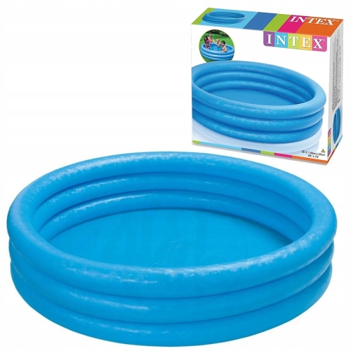 Basen dmuchany INTEX brodzik dla dzieci OGRODOWY duży 168cm mocny stabilny