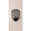 Czarna ażurowa lampa stołowa GLAMOUR loft style 25W wymiary 27x16cm
