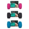 Hantle powlekane/gumowane zestaw 2x3kg Odważnik Ciężarek DUMBBELL niebieski