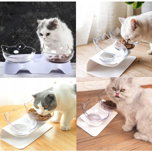 Miska dla kota na karmę i wodę ANTYPOŚLIZGOWA PETS DREAMTEAM 400 ml