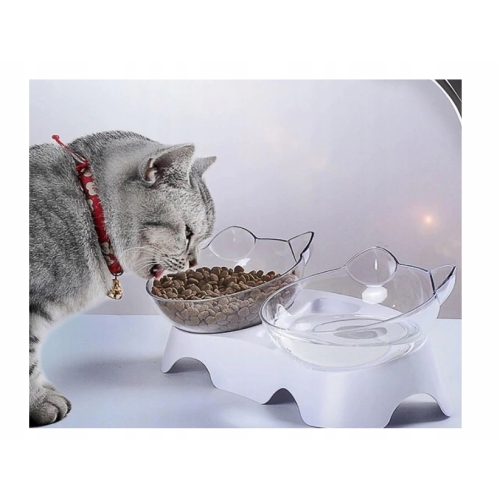 Miska dla kota na karmę i wodę ANTYPOŚLIZGOWA PETS DREAMTEAM 400 ml