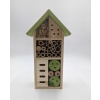 BUDKA LĘGOWA DOMEK HOTEL DLA OWADÓW MOTYLI wym.13,5cmx26cmx8,5cm ziel615