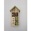 BUDKA LĘGOWA DOMEK HOTEL DLA OWADÓW MOTYLI wym.13,5cmx26cmx8,5cm ziel615