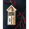BUDKA LĘGOWA DOMEK HOTEL DLA OWADÓW MOTYLI wym.13,5cmx26cmx8,5cm bial639