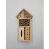 BUDKA LĘGOWA DOMEK HOTEL DLA OWADÓW MOTYLI wym.13,5cmx26cmx8,5cm bial639
