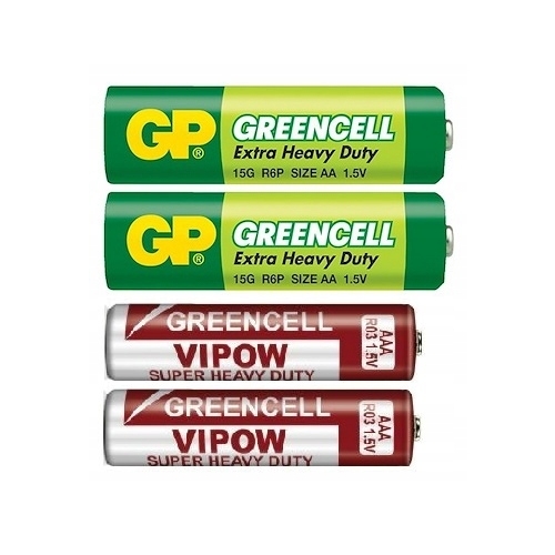 NOWE BATERIE PALUSZKI AA AAA PILOT TV SAT KOMPLET GREENCELL zestaw 2szt