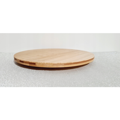 Bambusowa patera obracana na przekąski śr 35 cm Akcesoria kuchenne Home