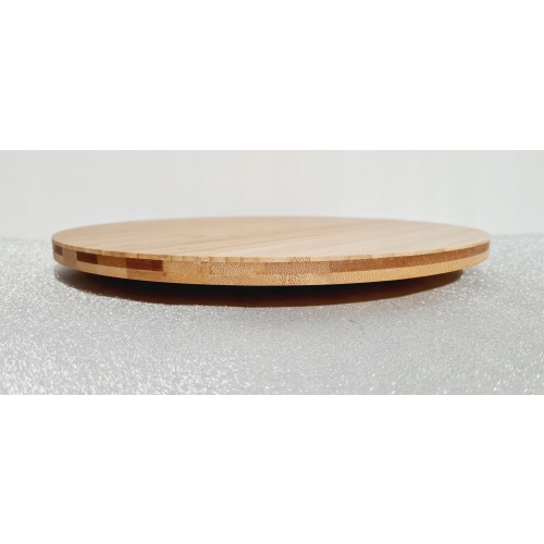 Bambusowa patera obracana na przekąski śr 35 cm Akcesoria kuchenne Home