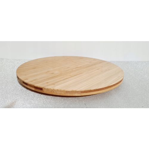 Bambusowa patera obracana na przekąski śr 35 cm Akcesoria kuchenne Home