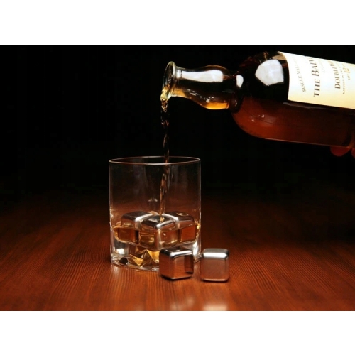 Kostki lodu do drinków CUBE ICE WIELOKROTNEGO UŻYTKU x20 czarno-białe