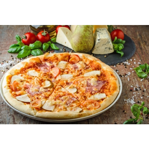 Porcelanowy WŁOSKI Talerz do Pizzy 30 cm PIZZA ITALIAN CS Talerz obiadowy