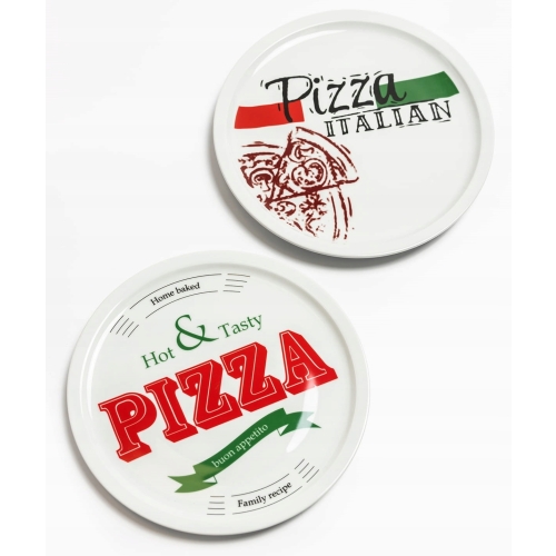 Porcelanowy WŁOSKI Talerz do Pizzy 30 cm PIZZA ITALIAN CS Talerz obiadowy