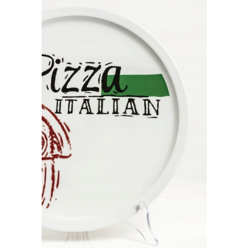 Porcelanowy WŁOSKI Talerz do Pizzy 30 cm PIZZA ITALIAN CS Talerz obiadowy