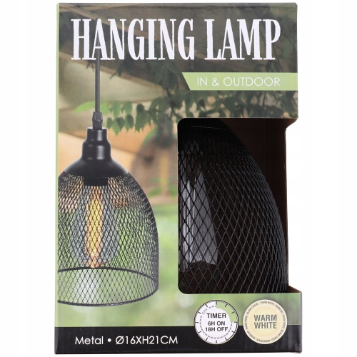 Lampa wisząca na baterie Koopman 1punkt światła zintegrowane źródło LED 960