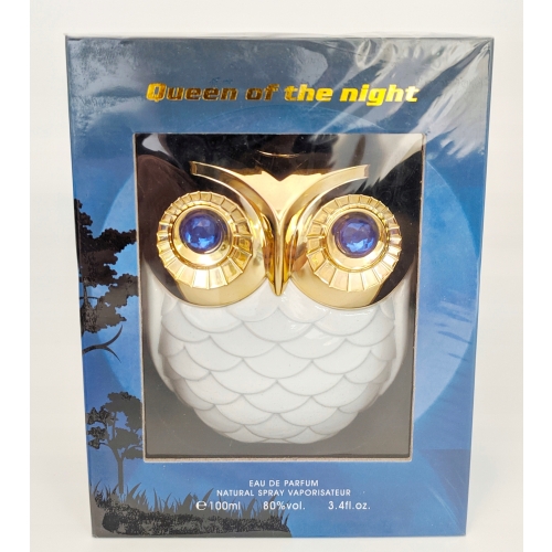 WODA PERFUMOWANA 100ml QUEEN OF THE NIGHT SOWA OZDOBA TOALETKI Dekoracja 46