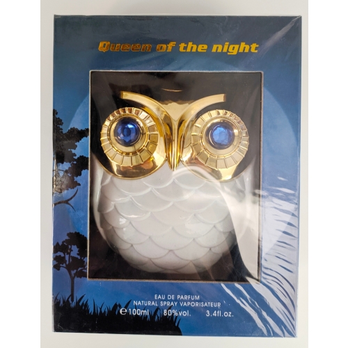 WODA PERFUMOWANA 100ml QUEEN OF THE NIGHT SOWA OZDOBA TOALETKI Dekoracja 46