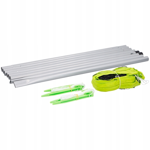 Siatka sportowa + słupki DUNLOP wymiary 609 x 220 cm Tenis siatkówka Gra